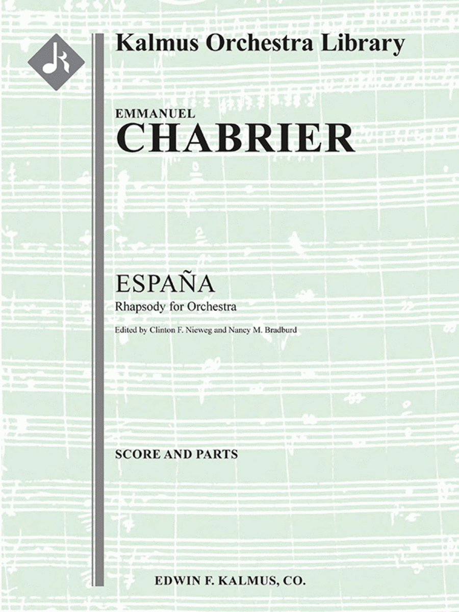 Espana Rhapsody Chamber Orchestra scores gallery preview page 1
