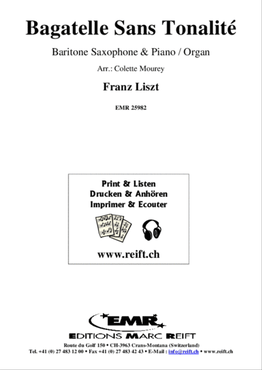 Bagatelle Sans Tonalite Bagatelle Sans Tonalite Baritone Saxophone scores gallery preview page 2