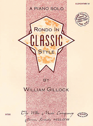 Book cover for Rondo in Classic Style