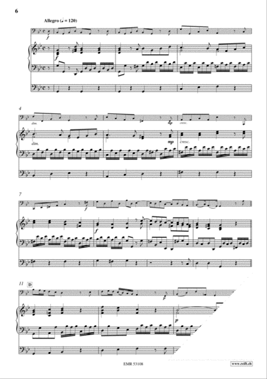 Sonata in G Minor Tuba scores gallery preview page 7
