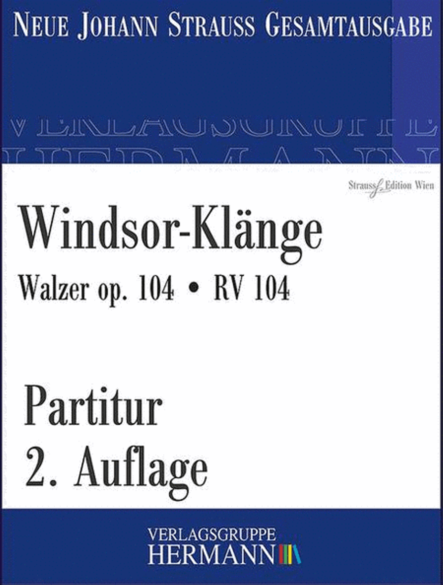 Windsor-Klänge op. 104 RV 104 Orchestra scores gallery preview page 1