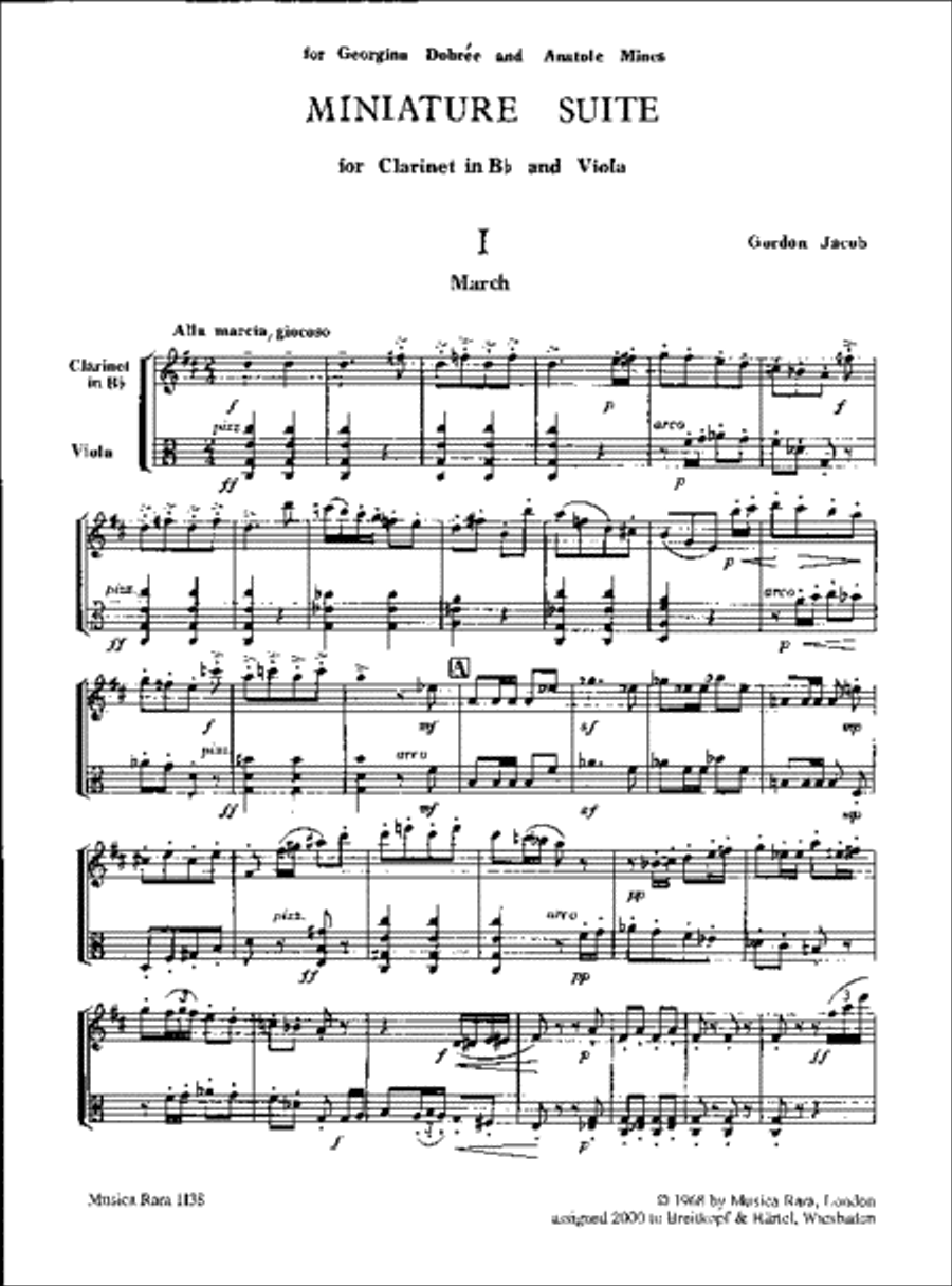 Miniature Suite Miniature Suite Viola scores gallery preview page 2
