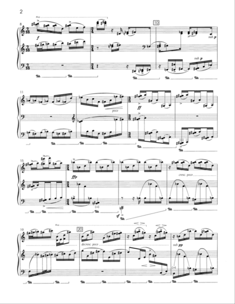 Funny Like a Monkey for piano quartet Piano Quartet scores gallery preview page 4