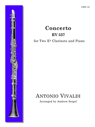 Concerto for Two E-flat Clarinets and Piano