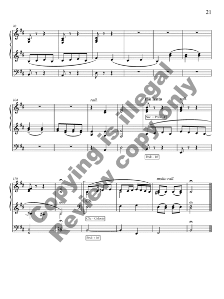 Ancient Airs and Dances, Suite No. 1 Organ Solo scores gallery preview page 42