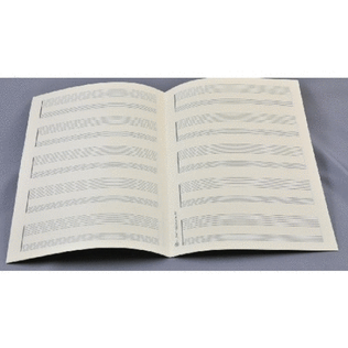 Music manuscript paper - Tablature-Paper 5x2 staves