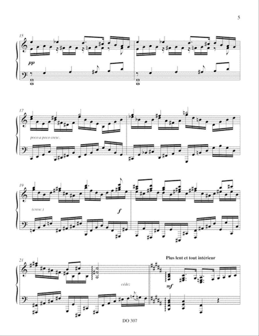 Sonate romantique Piano Solo scores gallery preview page 4