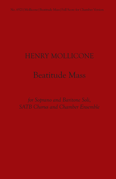 Beatitude Mass - Full Score