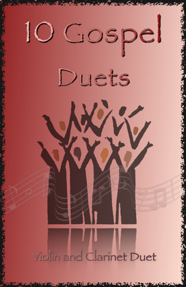 Book cover for 10 Gospel Duets for Violin and Clarinet