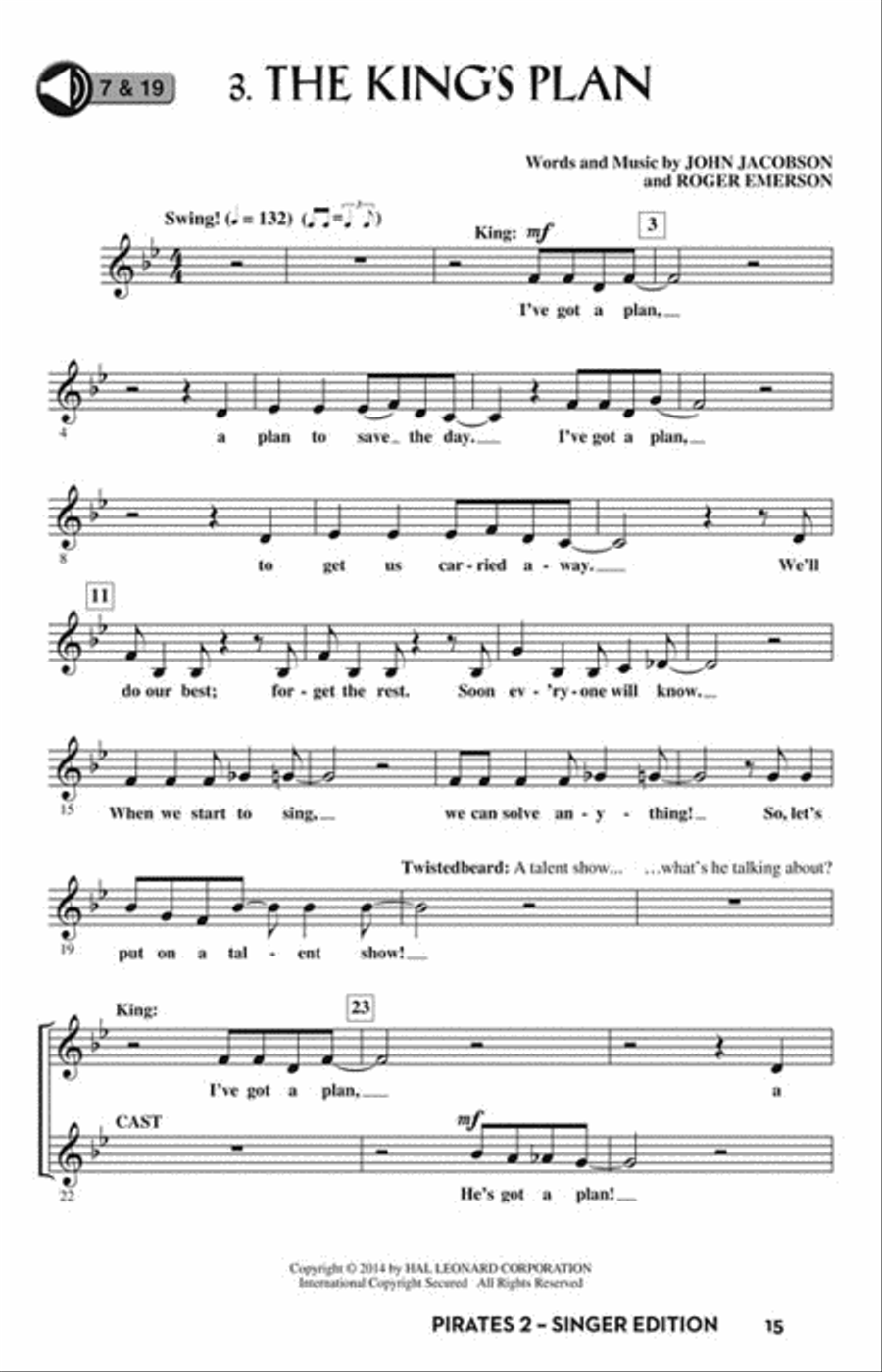 Pirates 2: The Hidden Treasure Choir scores gallery preview page 5