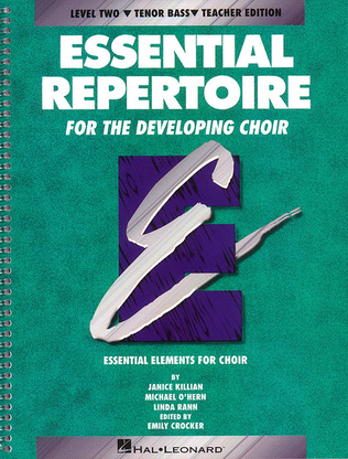 Book cover for Essential Repertoire for the Developing Choir