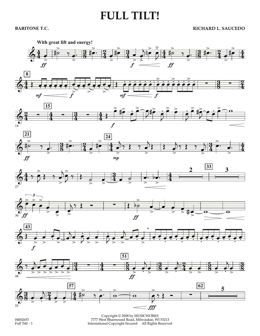 Full Tilt - Baritone T.C.