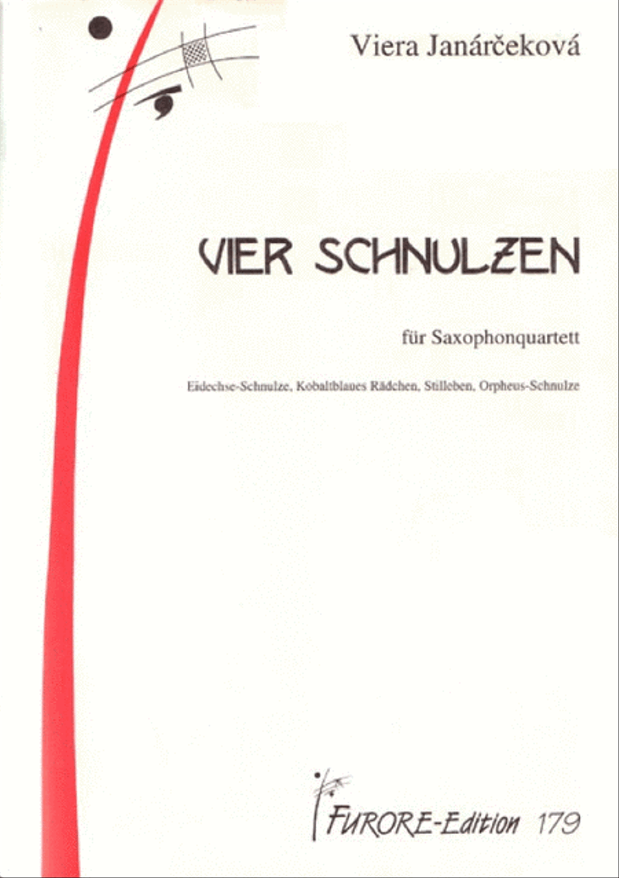 Vier Schnulzen Vier Schnulzen Saxophone Quartet scores gallery preview page 1
