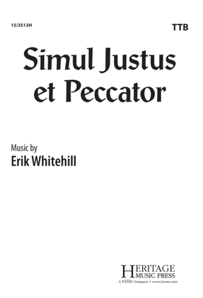 Book cover for Simul Justus et Peccator