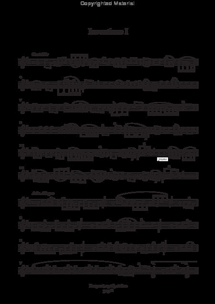 La Pace. Inventione a violino solo col basso continuo op.10 (Amsterdam, s.a.) Violin scores gallery preview page 3