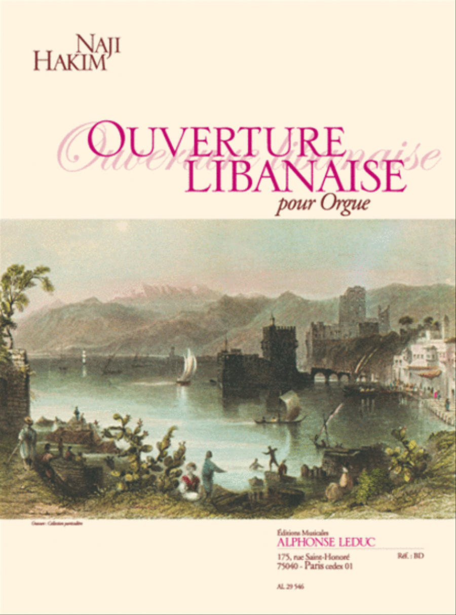 Ouverture Libanaise Organ scores gallery preview page 1