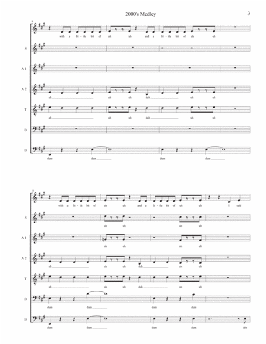Hot In Herre Divisi scores gallery preview page 3