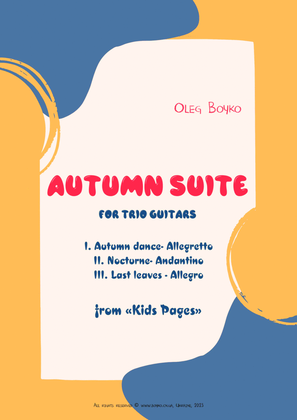 "Autumn suite" for trio guitars