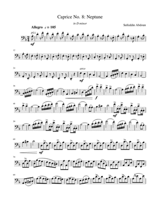 Cello Caprice No. 8 (Neptune) in D minor)