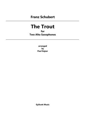 The Trout (Two Alto Saxophones)