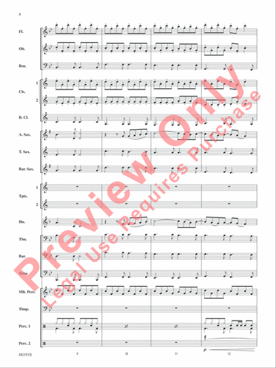 The Never Ending Story Concert Band scores gallery preview page 5