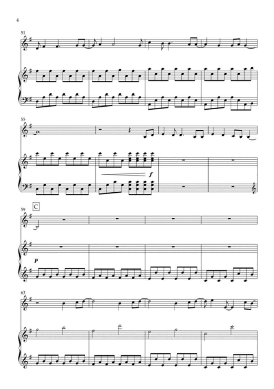 A Million Dreams Violin Solo scores gallery preview page 4