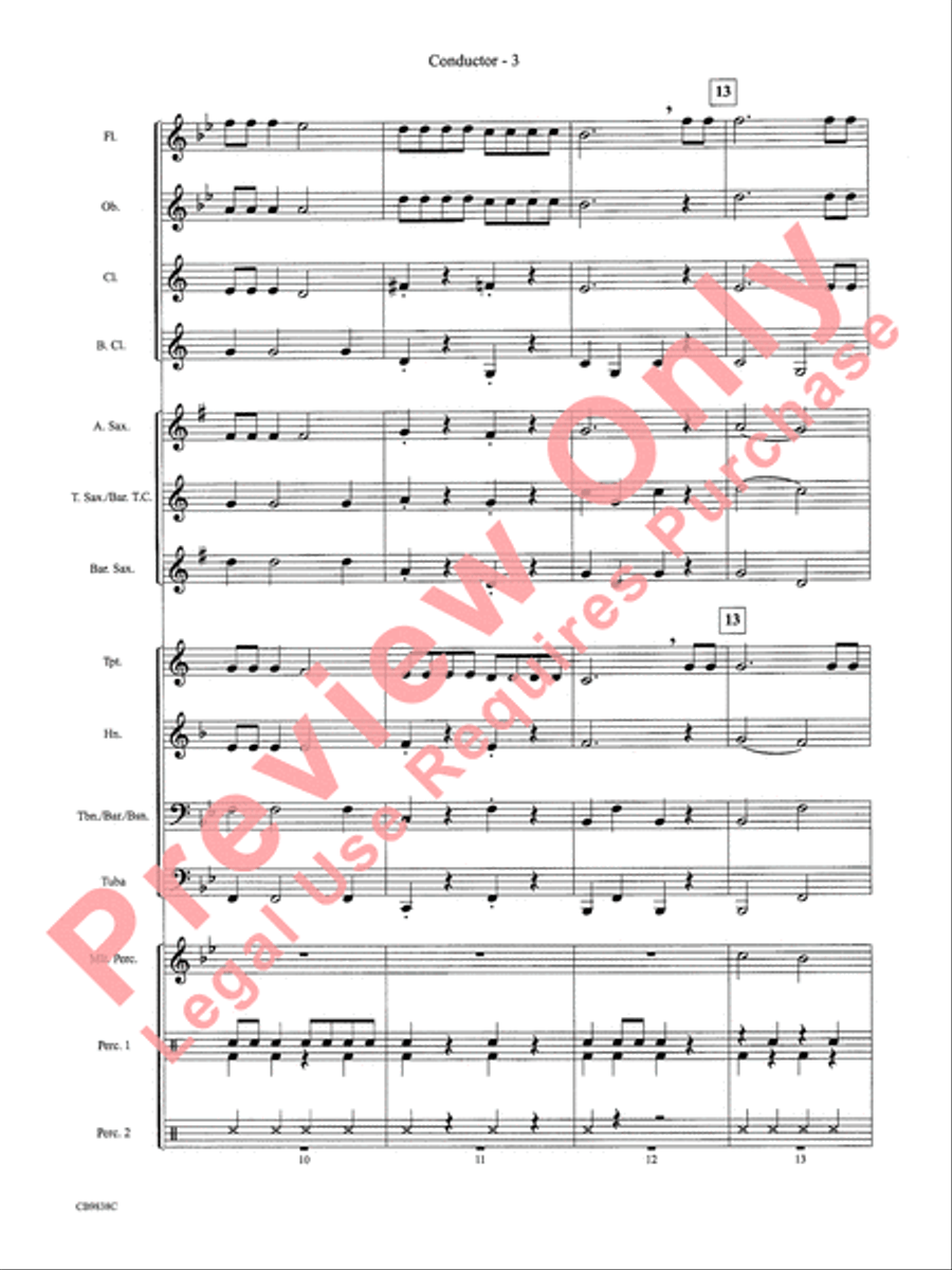 Winter Wonderland Winter Wonderland Concert Band scores gallery preview page 5