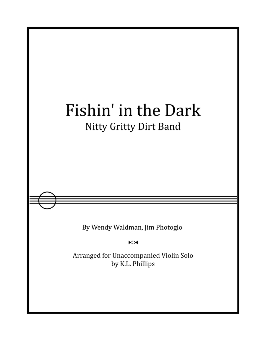 Fishin' In The Dark Violin Solo scores gallery preview page 1