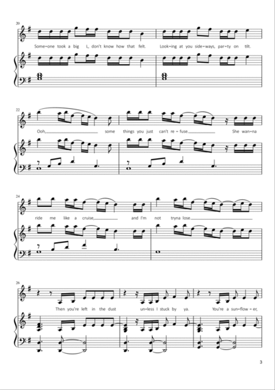 Sunflower Voice scores gallery preview page 3