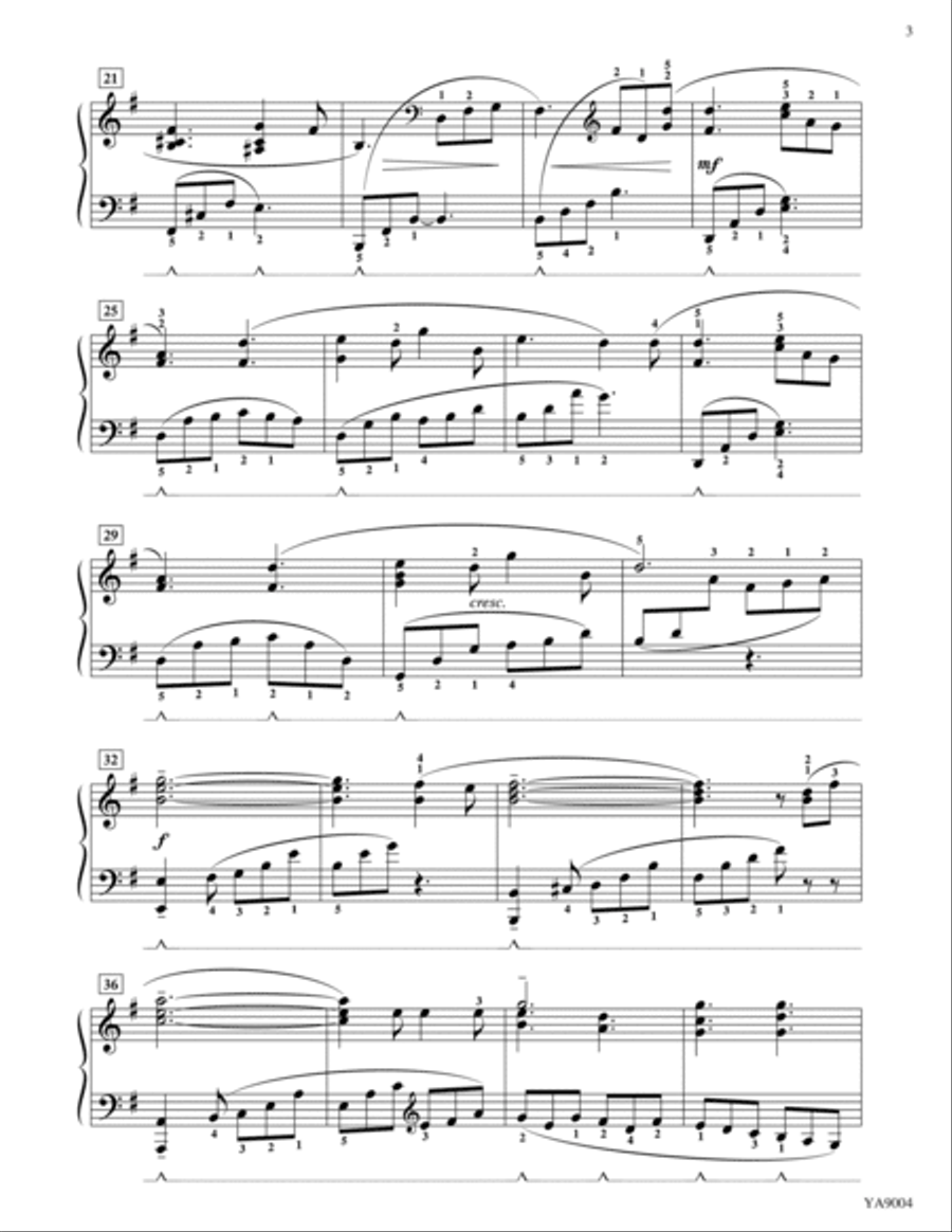 Three Christmas Nocturnes Piano Solo scores gallery preview page 3