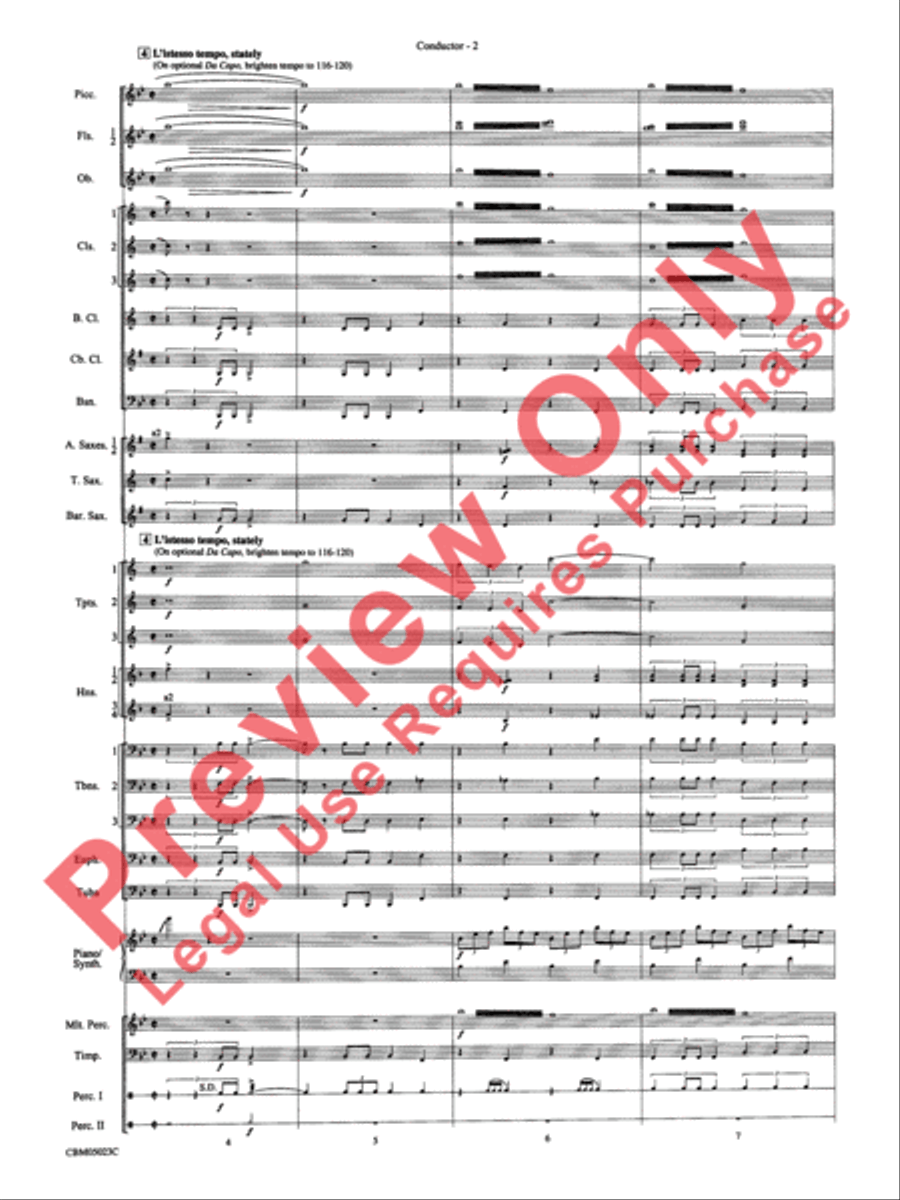 Symphonic Suite from Star Wars: Episode III Revenge of the Sith Concert Band scores gallery preview page 5