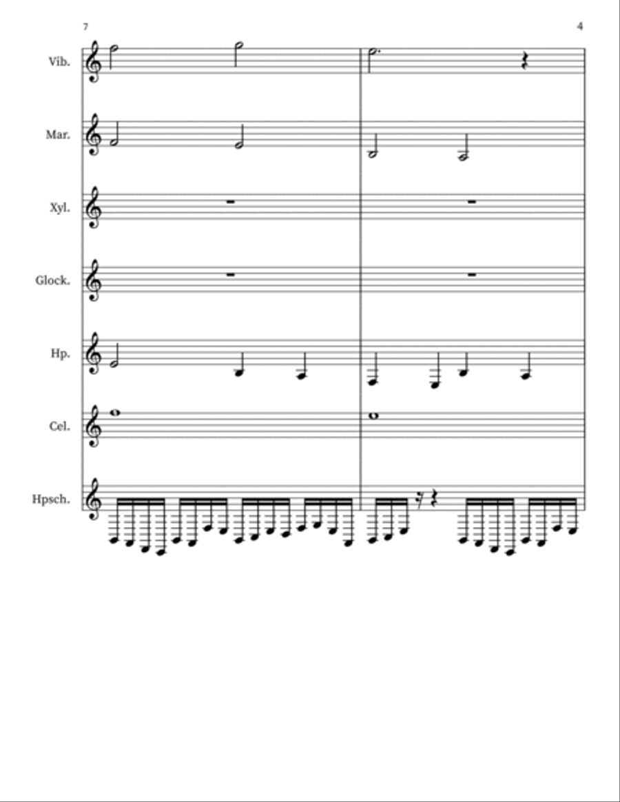 Confection 161 Harpsichord scores gallery preview page 4