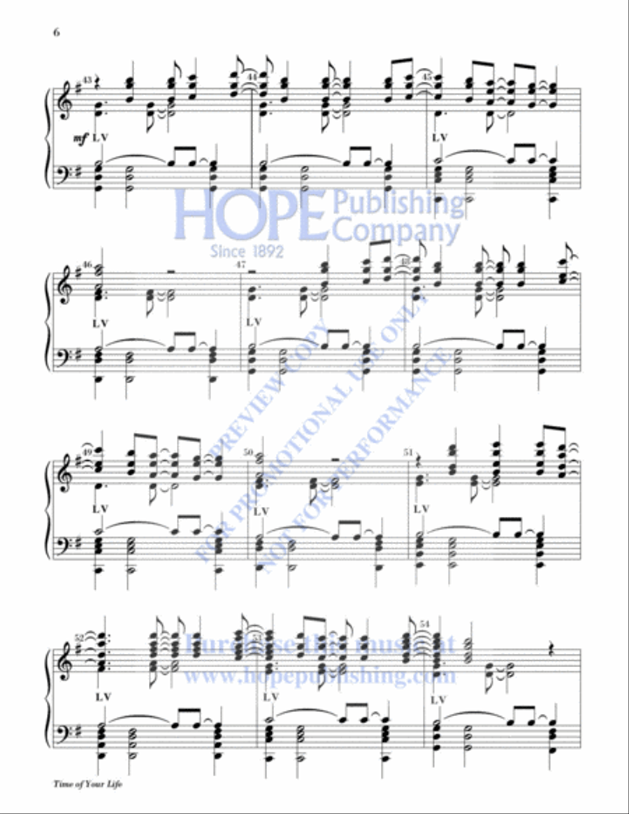 Time of Your Life (Good Riddance) 5-Octaves scores gallery preview page 7