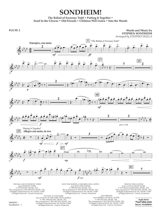 Sondheim! (arr. Stephen Bulla) - Flute 2