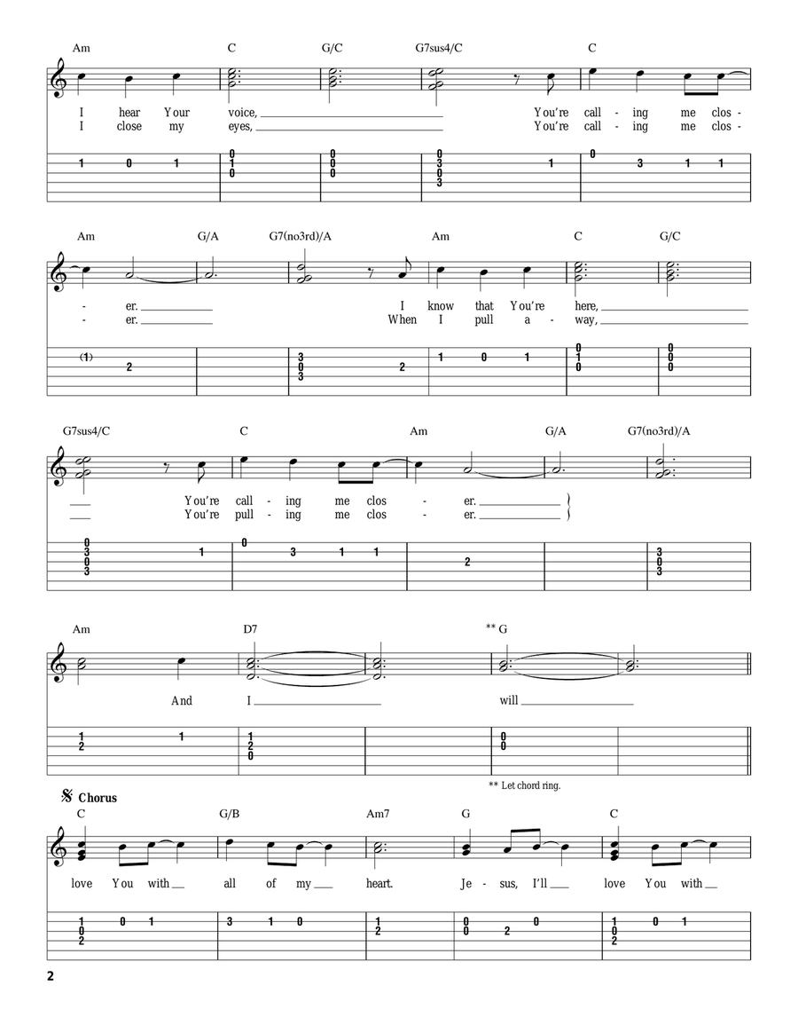 All That I Am All That I Am Guitar Tablature scores gallery preview page 2