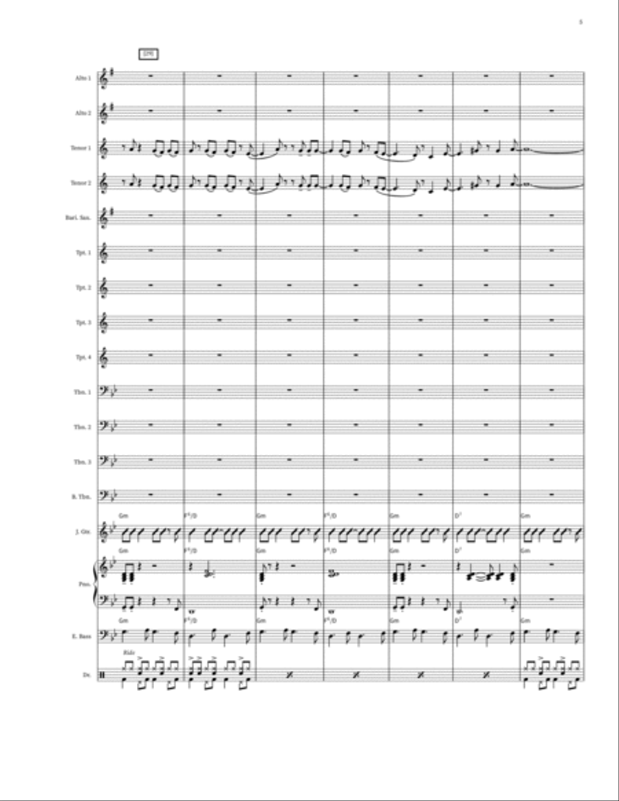 Mas Que Nada Jazz Ensemble scores gallery preview page 5