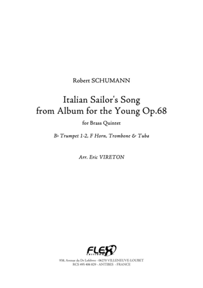 Book cover for Sailor's Song - from Album for the Young Opus 68 No. 37