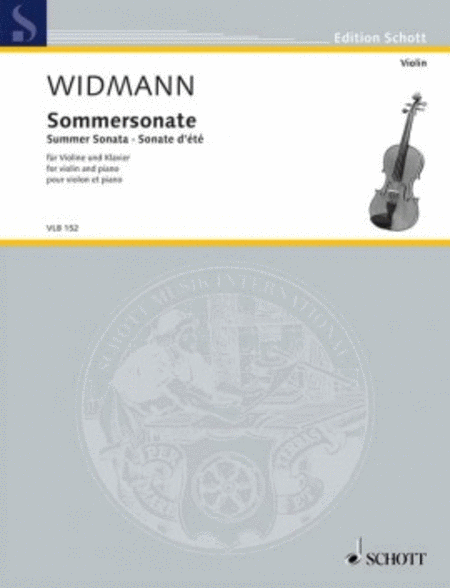 Summer Sonata For Violin And Piano Score And Parts