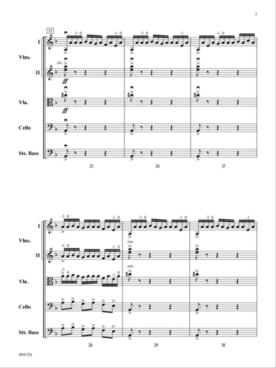Fantasía Española Fantasía Española String Orchestra scores gallery preview page 8