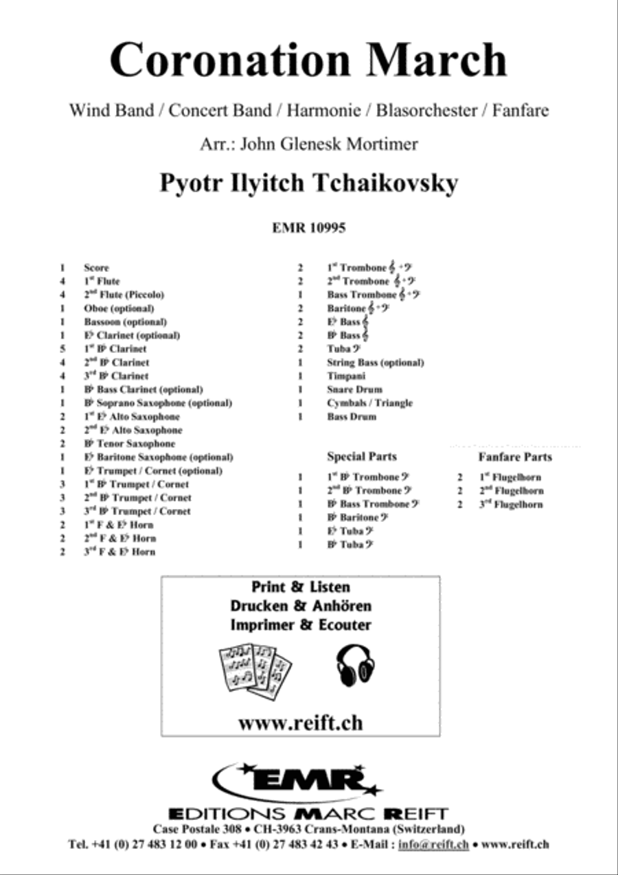 Coronation March Coronation March Concert Band scores gallery preview page 2