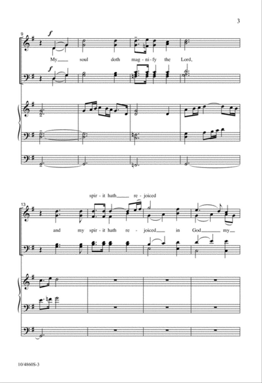 Magnificat and Nunc Dimittis (