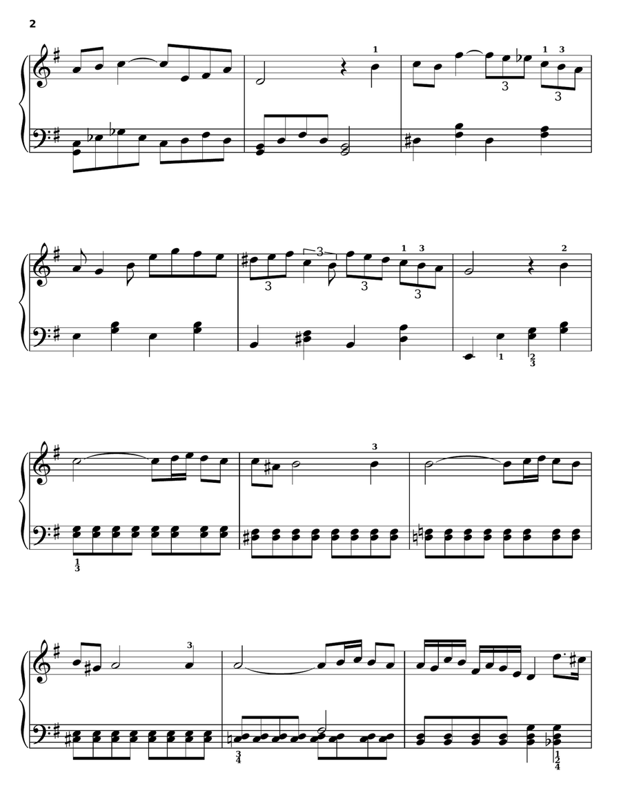 Andante Easy Piano scores gallery preview page 2