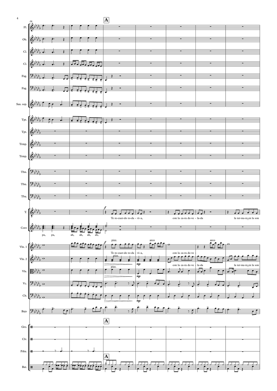 Piel De Azucar 4-Part scores gallery preview page 4