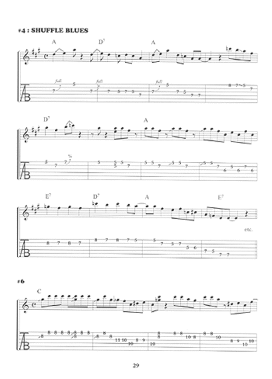 Rockabilly Guitar Flatpicking Guitar scores gallery preview page 3