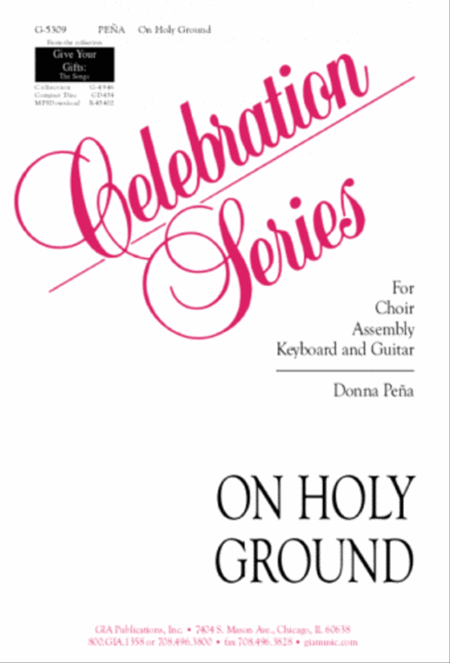 On Holy Ground 4-Part scores gallery preview page 1