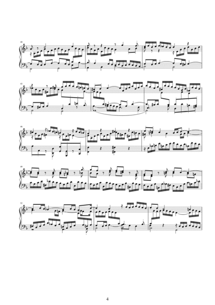 Fantasia super Komm Heiliger Geist, Herre Gott BWV 651 for piano image number null