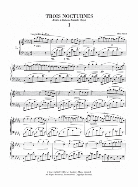 Nocturne in B Flat Minor, Op. 9, No. 1