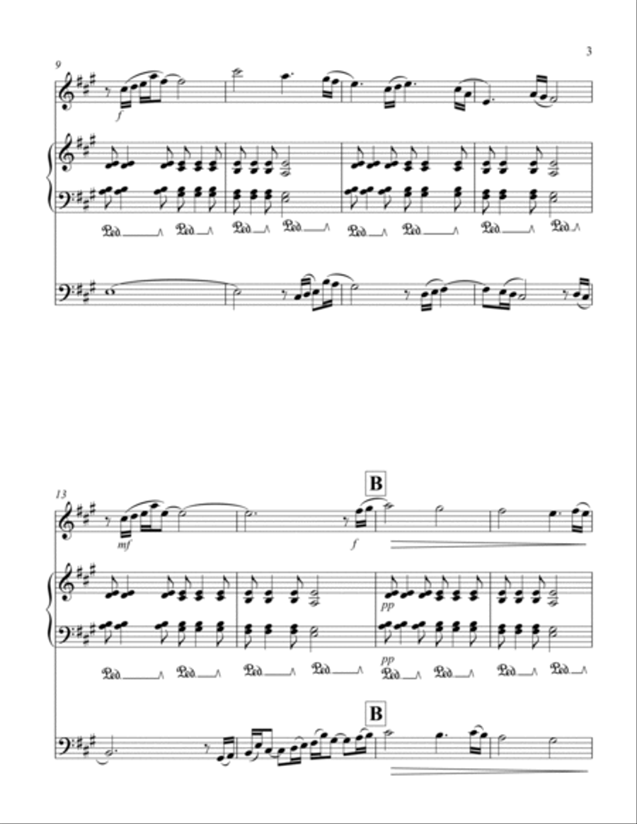 Piano Trio Small Ensemble scores gallery preview page 3