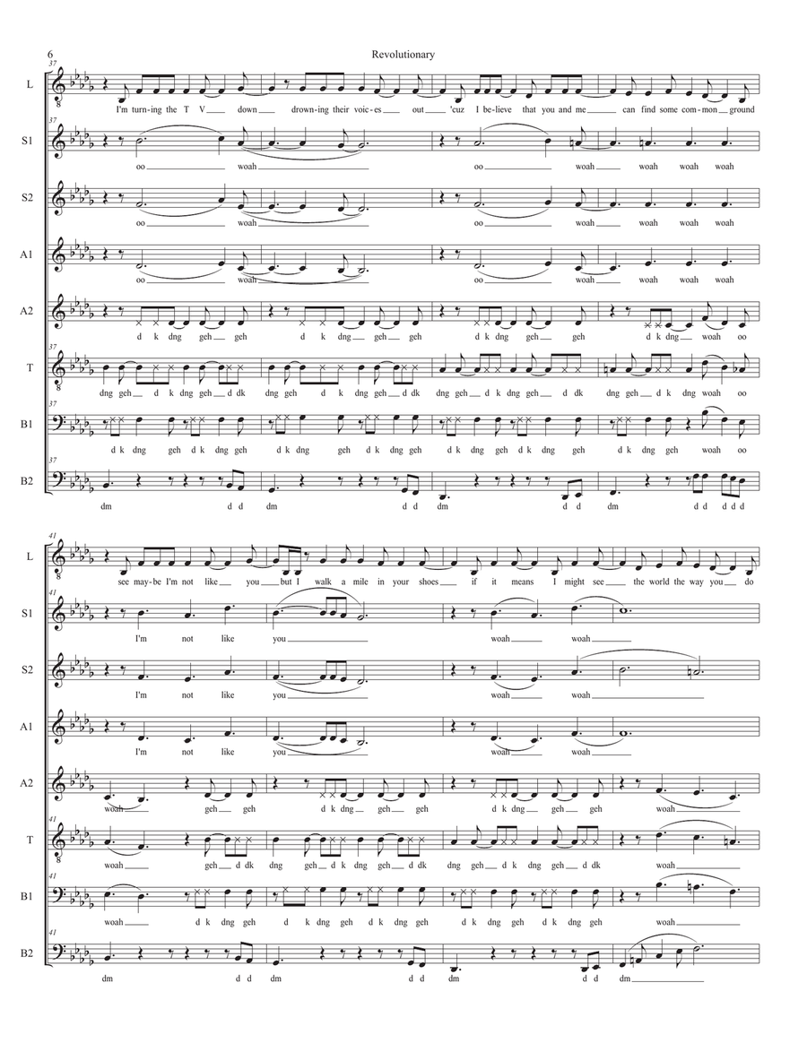 Revolutionary Revolutionary Divisi scores gallery preview page 6