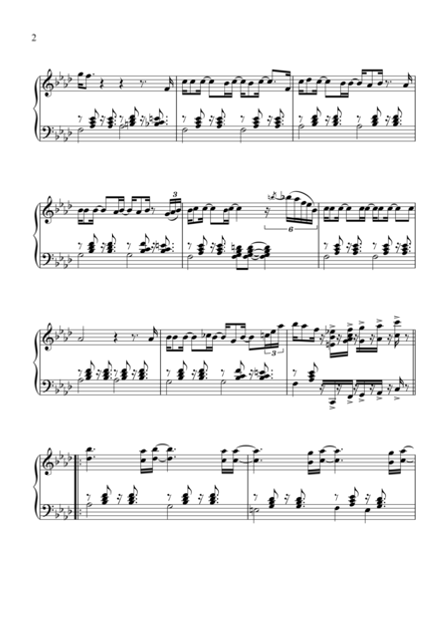 Fragile Piano, Vocal, Guitar scores gallery preview page 3